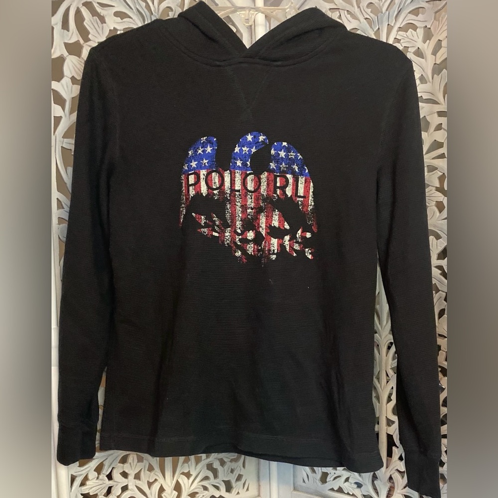 POLO LONG SLEEVE BOYS HOODED